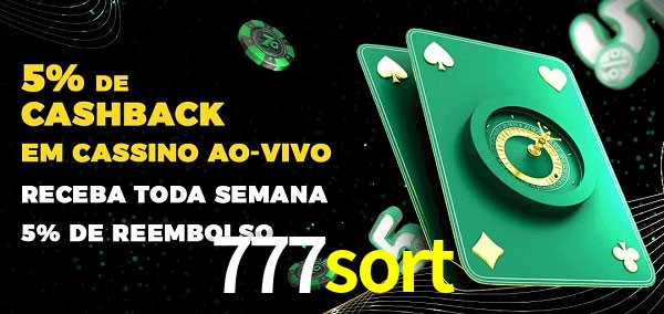 Promoções do cassino ao Vivo 777sort